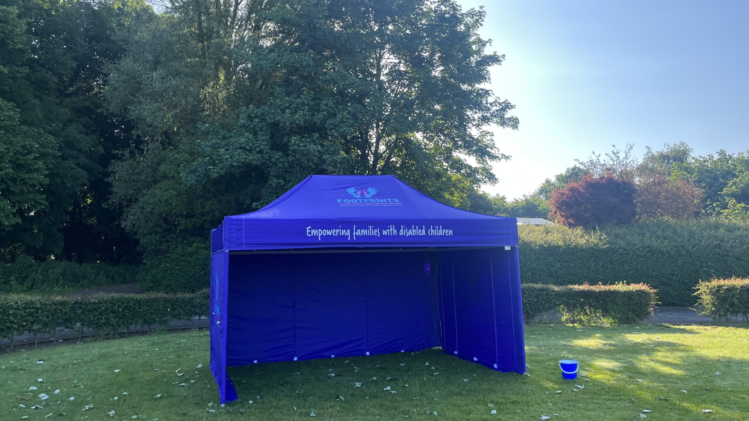 Mini Marquees X FootPrints Charity
